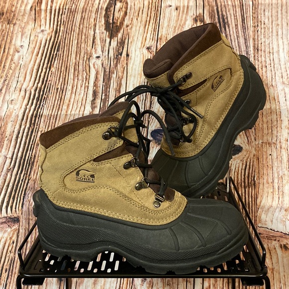 Sorel Other - Sorel Cold Mountain Leather & Rubber Winter Snow Boots Thinsulate Mens Sz. 7